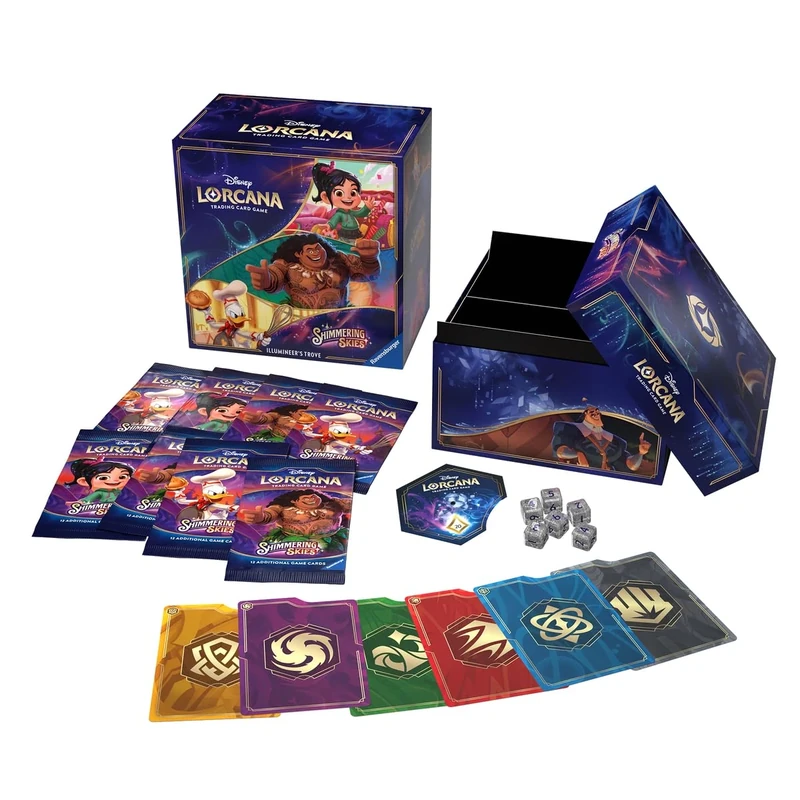 Ravensburger Disney Lorcana Trading Card Game - Illumineer's Trove Set - Set 5 Shimmering Skies for Adults & Kids Age 8 Years Up - Collectable TCG