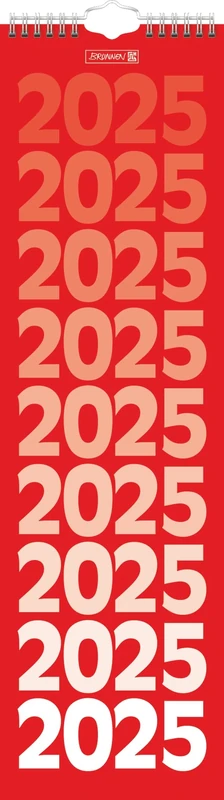 BRUNNEN Striped Calendar (2025), 1 Page = 1 Week