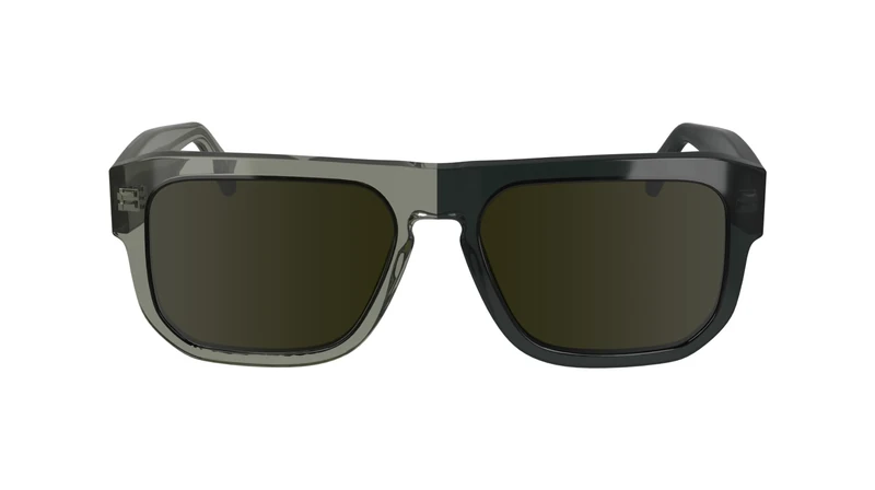 Calvin Klein Jeans Men's Sunglasses CKJ24607S - Grey To Dark Grey with Solid Brown Lens