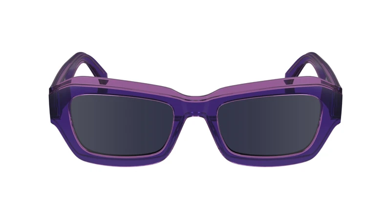 CALVIN KLEIN Jeans Unisex Adult Sunglasses CKJ24608S - Purple with Solid Violet Lens