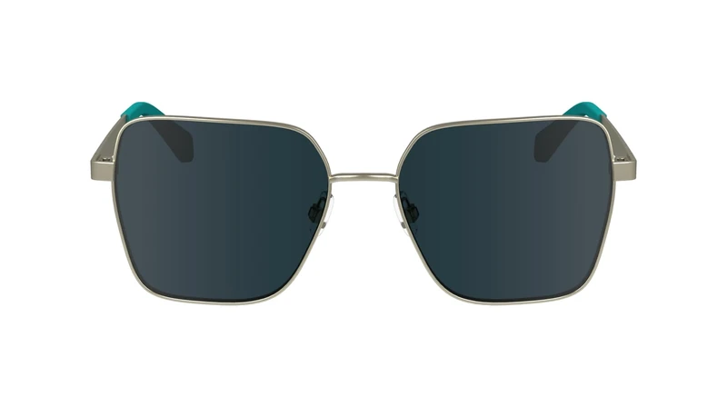 Calvin Klein Jeans Women's Sunglasses CKJ24201S - Gold with Solid Blue Lens