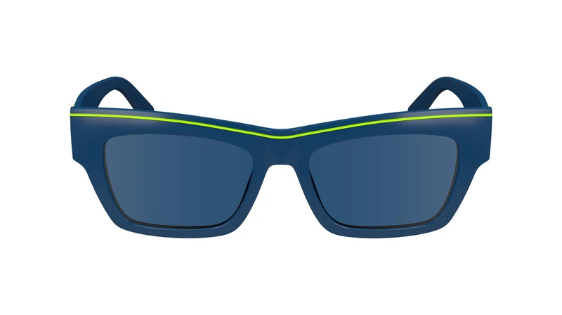 CALVIN KLEIN Jeans Unisex Adult Sunglasses CKJ24602S - Blue with Solid Blue Lens