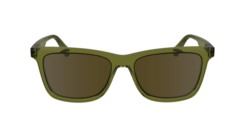 Calvin Klein Jeans Unisex Adult Sunglasses CKJ24601S - Khaki with Solid Khaki Lens