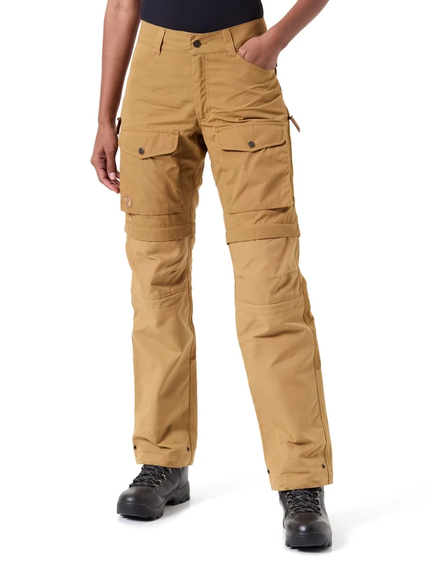 Fjallraven 89719-232 Gaiter Trousers No. 1 W Pants Women's Buckwheat Brown Size 46 - Image 1