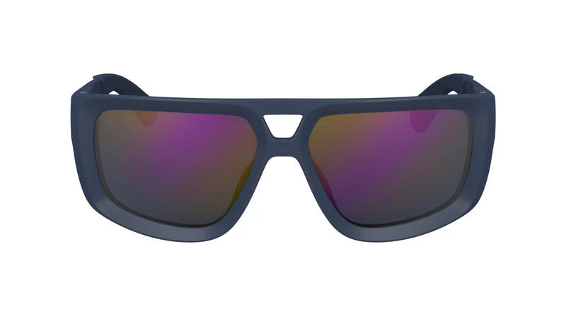 CALVIN KLEIN Jeans Unisex Adult Sunglasses CKJ24605S - Avio with Solid Blue W Blue Mirror Lens