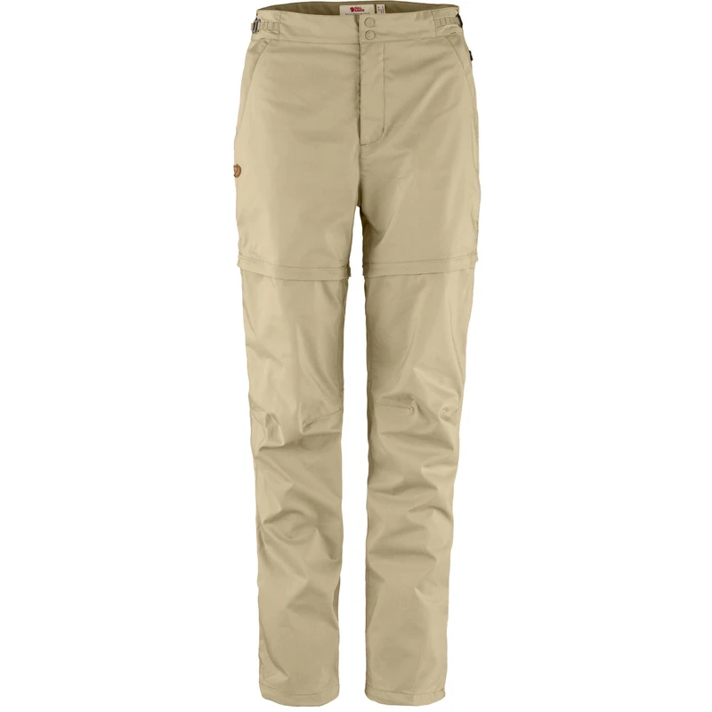 Fjallraven 14200169-118 Abisko Hike Zip-Off TRS W Pants Women's Fossil Size 48/S