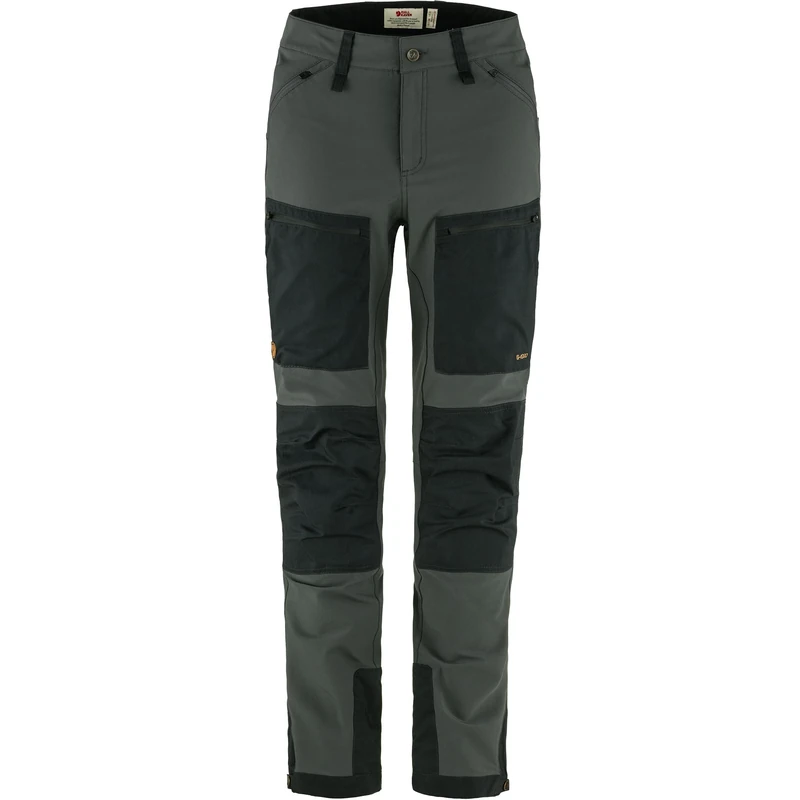 Fjallraven 14200141-050-048 Keb Agile Trousers W Pants Women's Basalt-Iron Grey Size 38/L