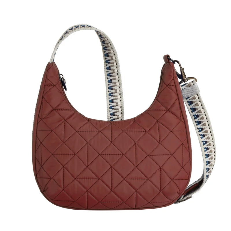 Travelon Unisex's Anti-Theft Boho Slouchy Crossbody, Paprika, One Size