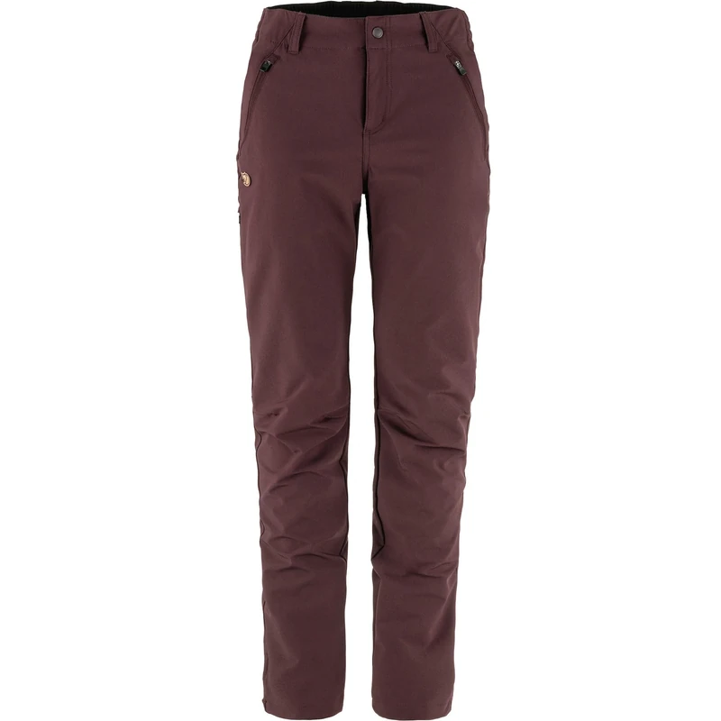 Fjallraven 87101-357 Abisko Trail Stretch Trousers W Pants Women's Port Size 48/R