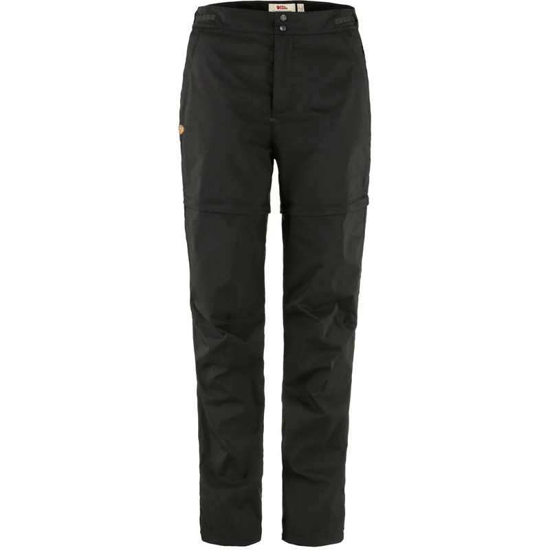 Fjallraven 14200169-550 Abisko Hike Zip-Off TRS W Pants Women's Black Size 34/S