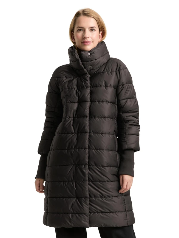 TOM TAILOR Women's 1042913 Jacket, 14482-Deep Black, XS, 14482 - Deep Black, XS