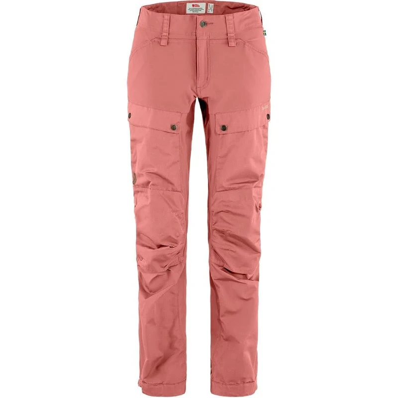 Fjallraven 86705-300 Keb Trousers Curved W Pants Women's Dusty Rose Size 42/R - Image 1