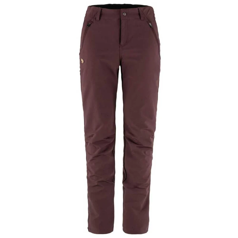 Fjallraven 87101-357 Abisko Trail Stretch Trousers W Pants Women's Port Size 40/L