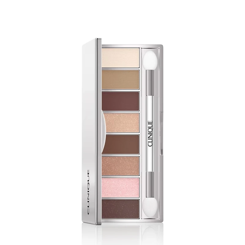 Clinique All About Shadow Octet Eye Shadow Palette, 8 Silky + Buildable Shades | Safe For Sensitive Eyes