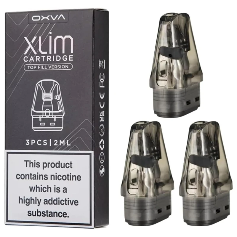 Oxva Xlim V3 Pods [0.8] - 3 Pack - Available in 0.4,0.6,0.8,1.2Ω - Compatible with Oxva Xlim Series EXCEPT Xlim C Kit - No Nicotine