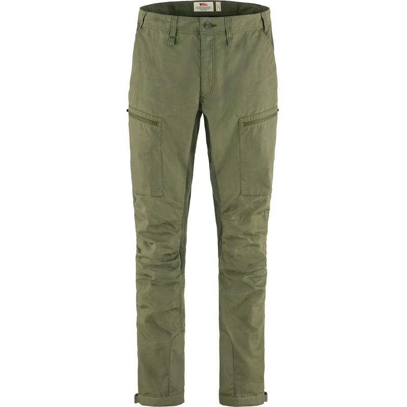 Fjallraven 82890R-620-625 Abisko Lite Trekking TRS M Reg Pants Men's Green-Laurel Green Size 50