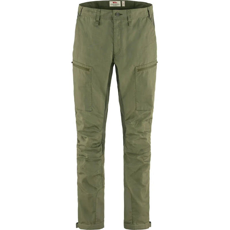 Fjallraven 82890R-620-625 Abisko Lite Trekking TRS M Reg Pants Men's Green-Laurel Green Size 52