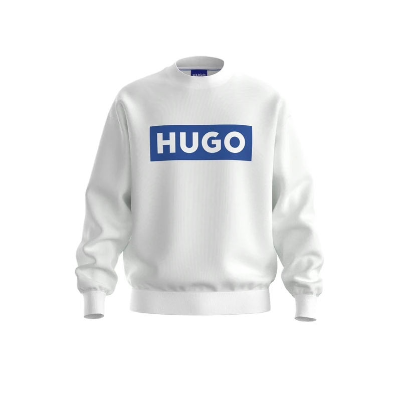 HUGO Men's Niero Jersey, White100, M