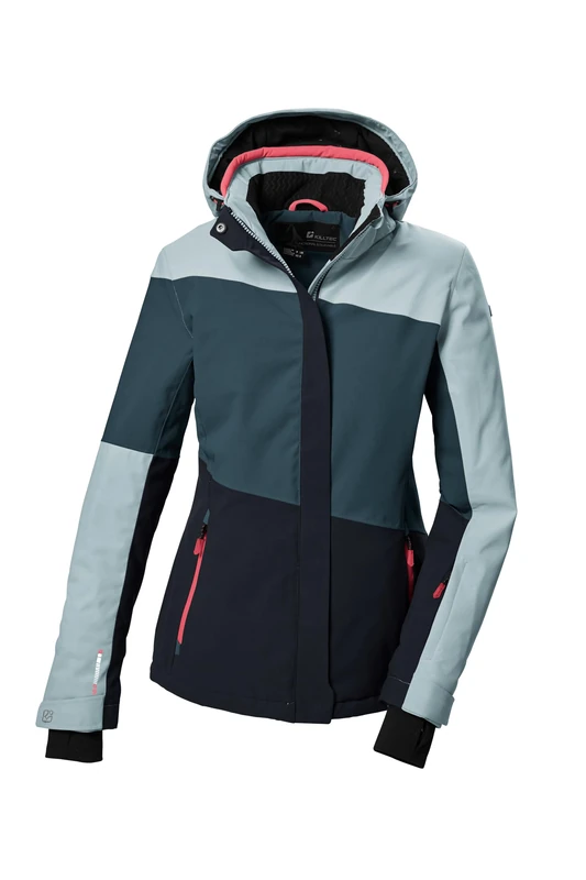 Killtec KSW 67 WMN Ski Jacket/Functional Jacket with Zip-Off Hood and Snow Guard 46 41961-000 - Image 1