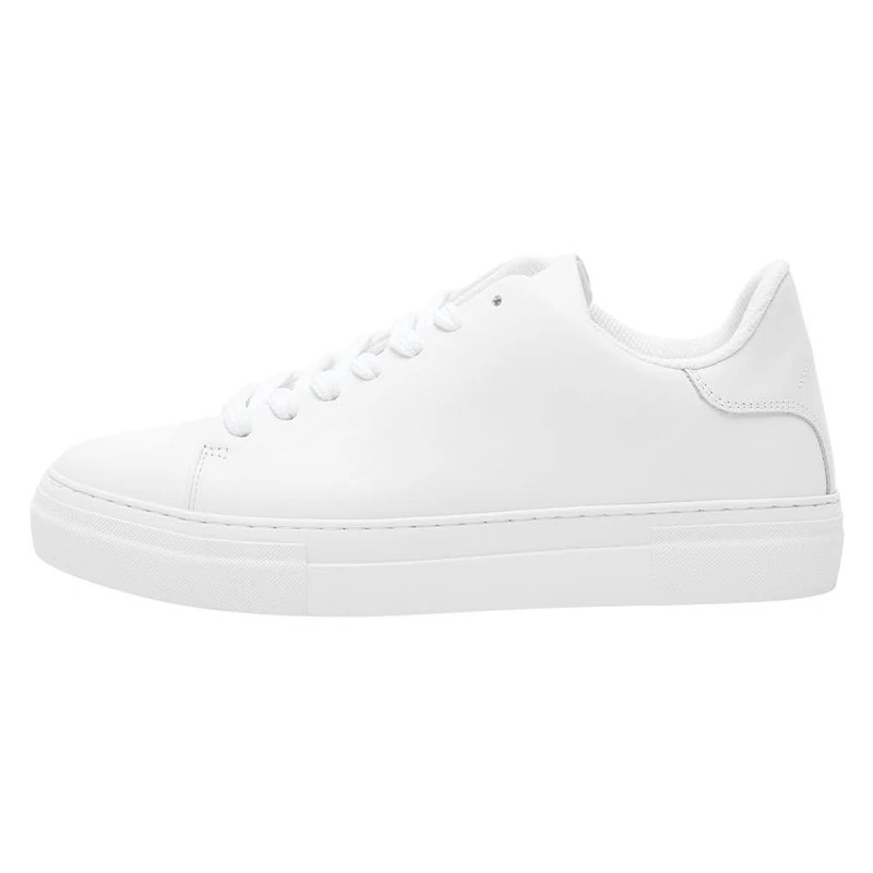 SELETED Homme Men's SLHDAVID Chunky Leather Noos Trainers, White, 43 EU, White, 9.5 UK