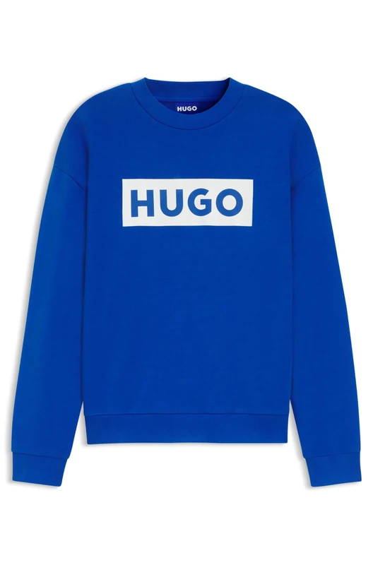 HUGO Men's Niero Jersey, Open Blue493,