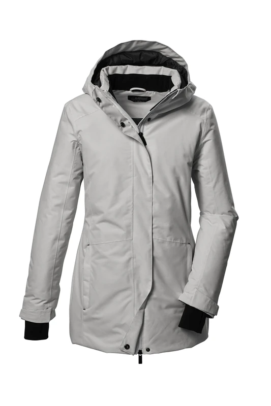 Killtec KOW 93 WMN PKR 41817-000 Women's Functional Parka with Hood Cloud Grey 50