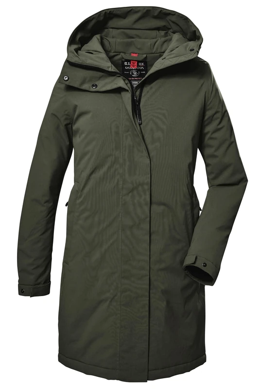 G.I.G.A. DX Women's Gw 73 Wmn Prk Functional Parka with Hood, Olive, 38