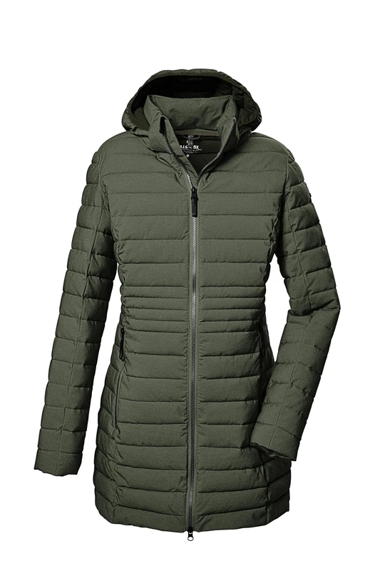 G.I.G.A. DX GW 14 WMN QLTD PRK_Bacarya 42300-000 Women's Quilted Parka with Zip-Off Hood Olive 50