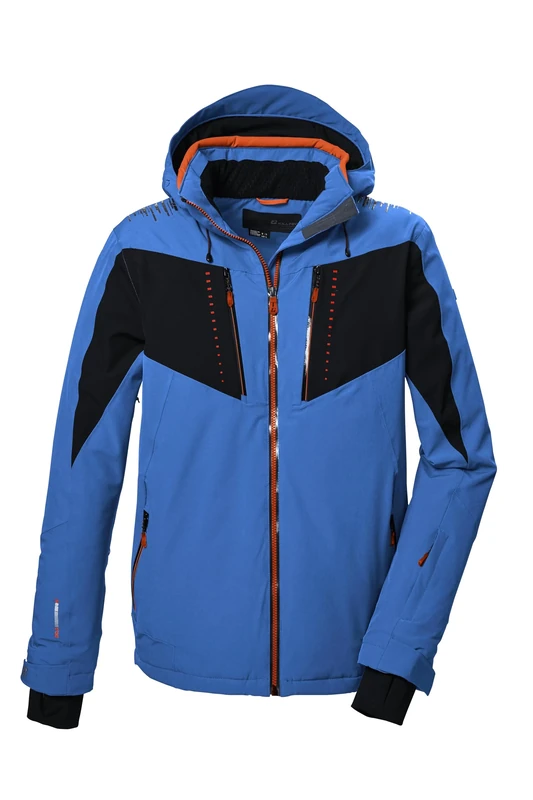 Killtec Men's Ksw 413 Mn Ski Functional Jacket with Zip-Off Hood, Snow Guard and Underarm Ventilation, Dark Petrol, M - Image 1