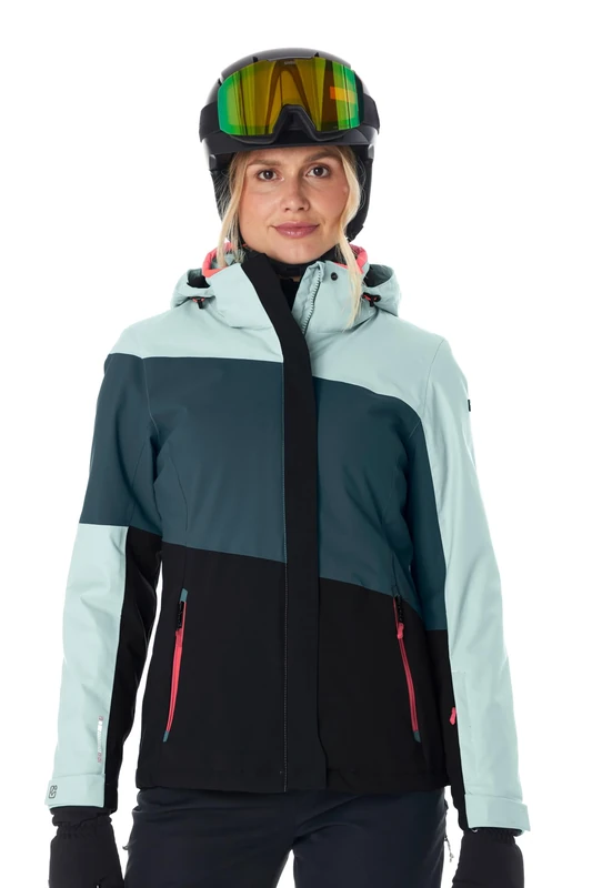 Killtec Women's Ksw 67 Wmn Ski Jacket/Functional Jacket with Removable Hood and Snow Guard