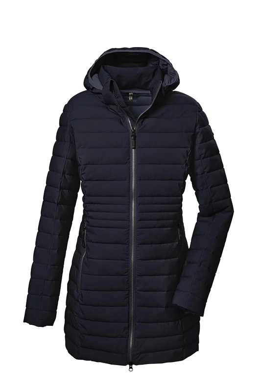 G.I.G.A. DX GW 14 WMN QLTD PRK_Bacarya 42300-000 Women's Quilted Parka/Functional Parka with Zip-Off Hood Dark Navy, 34