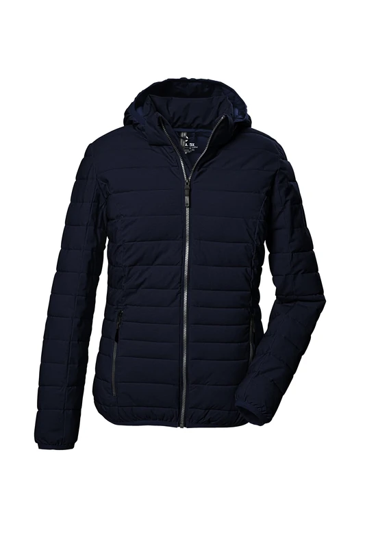 G.I.G.A. DX GW 67 WMN QLTD JCKT_Uyaka 42266-000 Women's Quilted Functional Jacket with Zip-Off Hood Dark Navy, 38