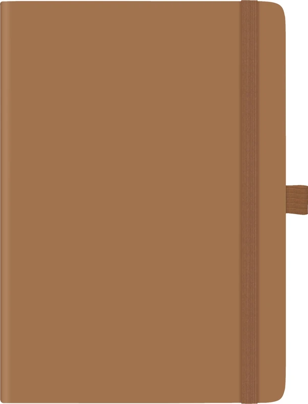 BRUNNEN Kompagnon Book Calendar Model 791 66 (2025), 2 Pages = 1 Week, A5, 144 Pages, PU Cover, Flexible, Brown