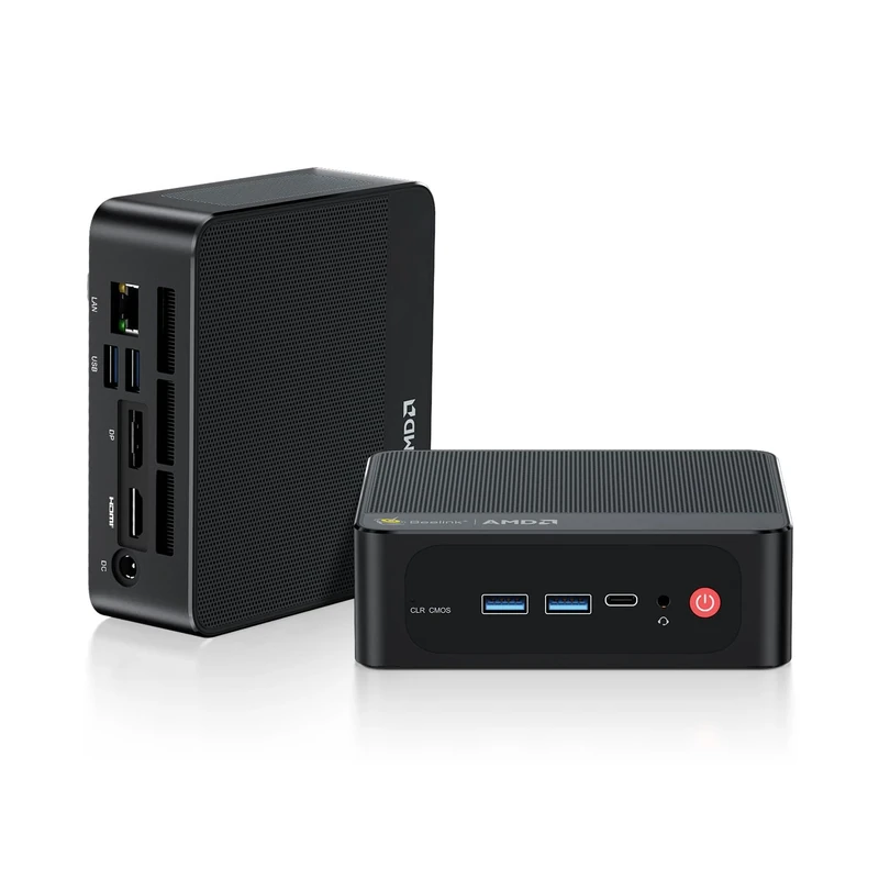Beelink SER5 Mini PC, AMD Ryzen 5 5500U(6C/12T) bis zu 4.0GHz, Mini Computer Windows 11 Pro 16GB DDR4 RAM 500GB NVME SSD, Micro PC 4K@60Hz Triple Display, RJ45 2.5G/WiFi6/BT5.2