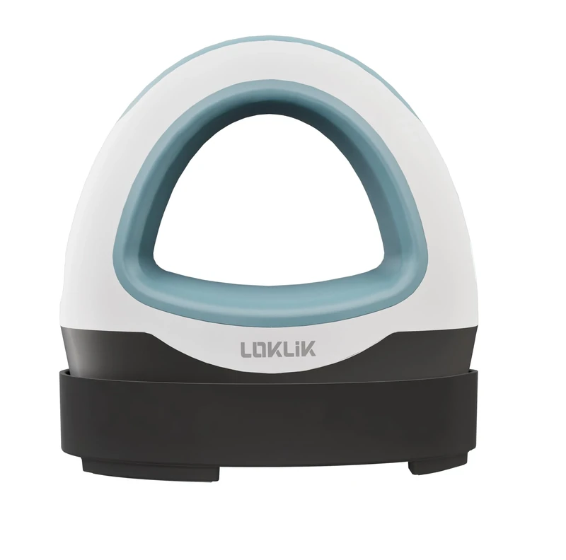 LOKLIK Mini Heat Press - Portable Heat Transfer Vinyl Machine for Sublimation Printing with Compact Plate, HTV Craft Heatpress Machine for Fabric Transfers, Blue