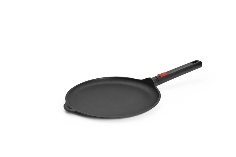 Woll Eco Logic QXR Crepe Pan Inductive Diameter 26 cm with Removable Handle Suitable for All Hob Types PFAS-Free Non-Stick Coating Cast Aluminium Non-Stick Coating Oven Safe - Image 1