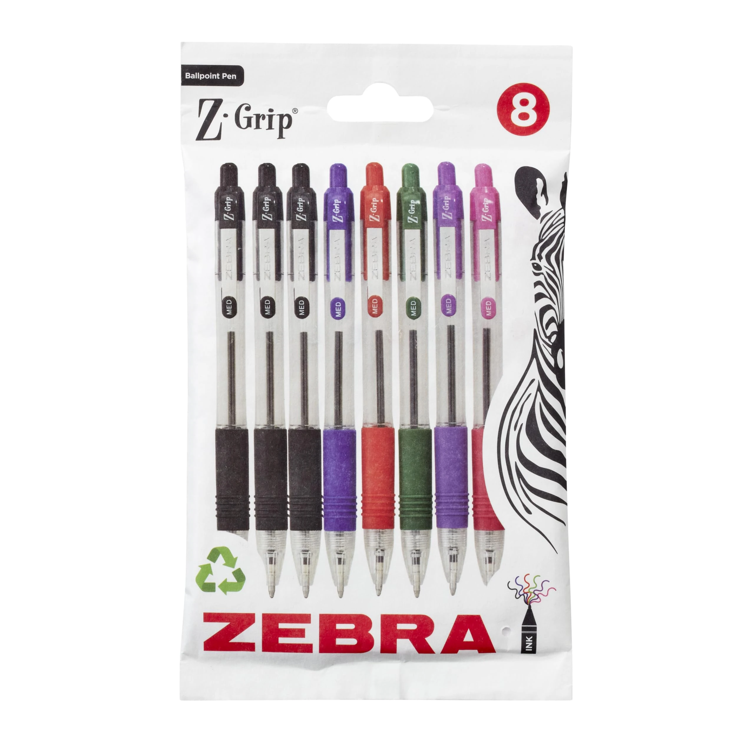 Z-Grip 8pk Assorted