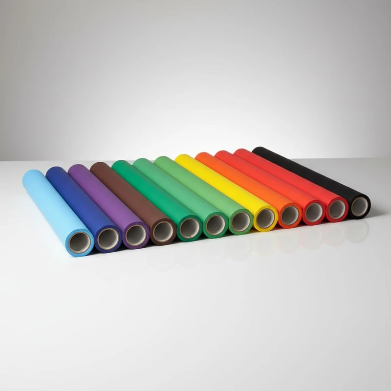 Colourlast Fade Resistant Poster Rolls Assorted - 760mm x 10m (pack of 10) - great for classroom and notice board decoration - Image 1