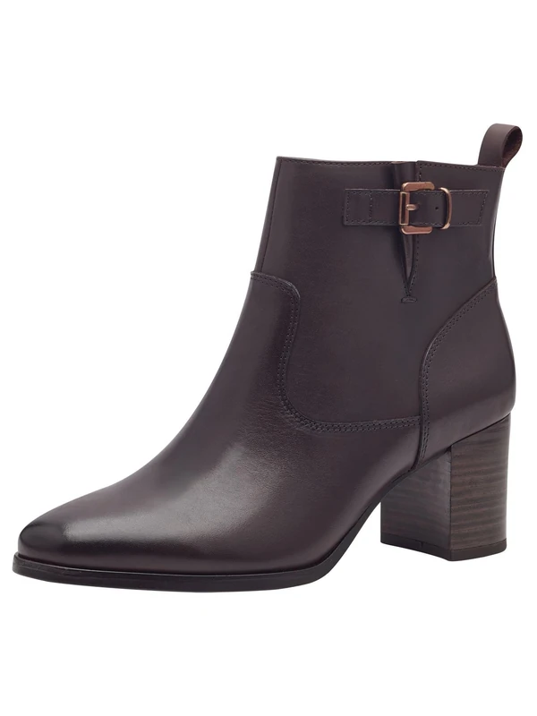 MARCO TOZZI Women's Bootie Zip and Briefs 2-25061-43 Fashion Boot, Mocha, 7.5 UK