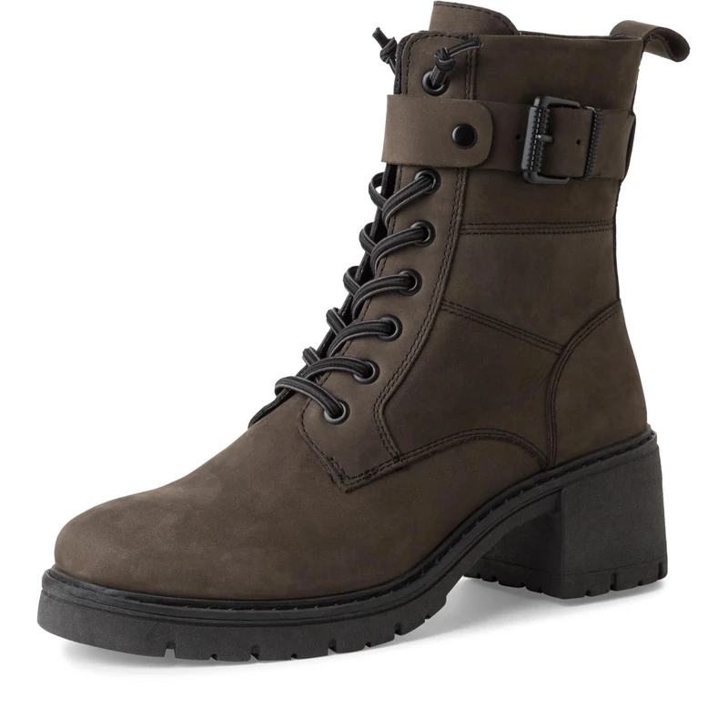 MARCO TOZZI Women's Laced Bootie 2-25259-43 Fashion Boot, Anthracite N C, 3.5 UK