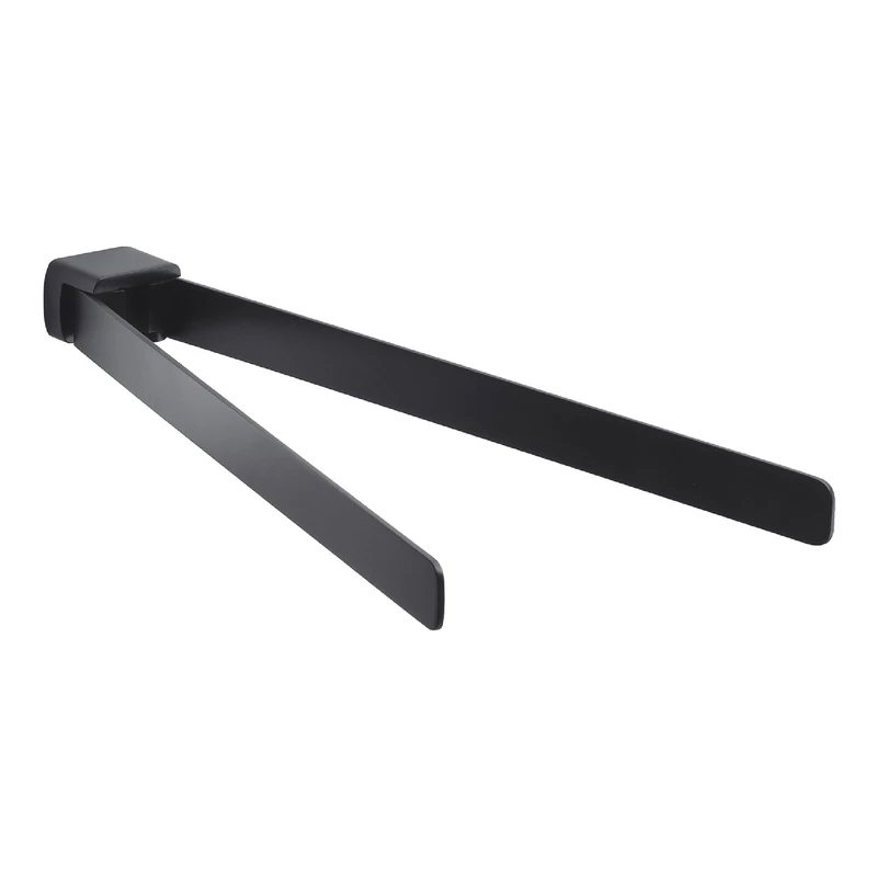 Gedy Pirenei Double Articulated Towel Rail Matte Black