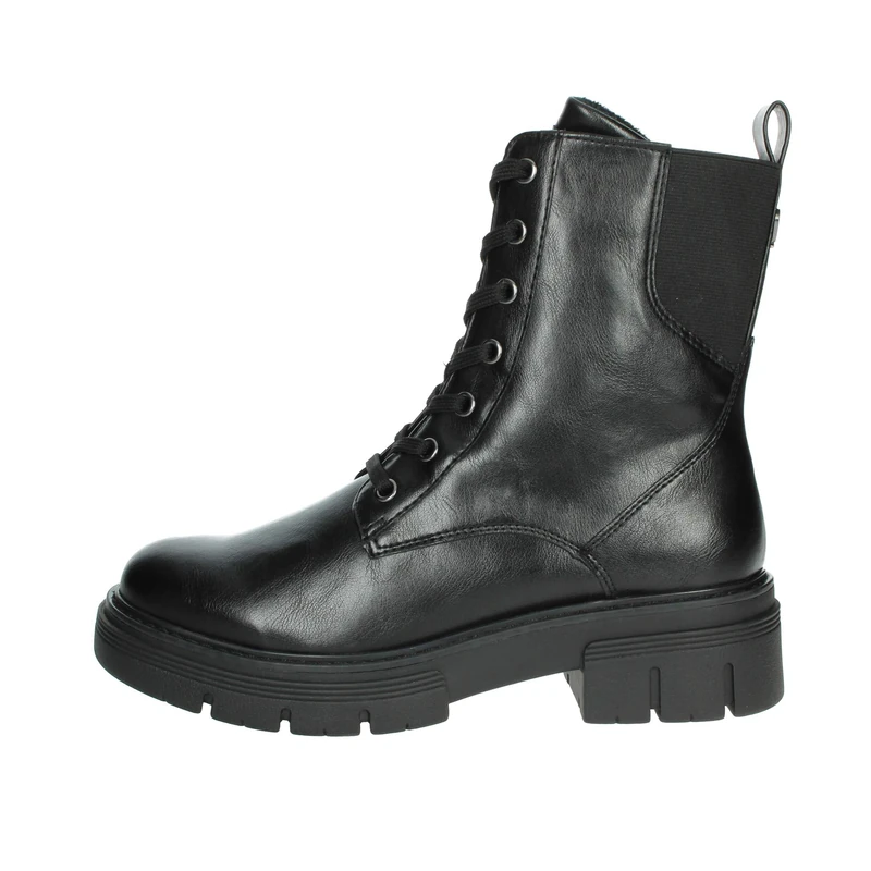 MARCO TOZZI Women's Laced Bootie 2-25241-43 Fashion Boot, Black, 6 UK