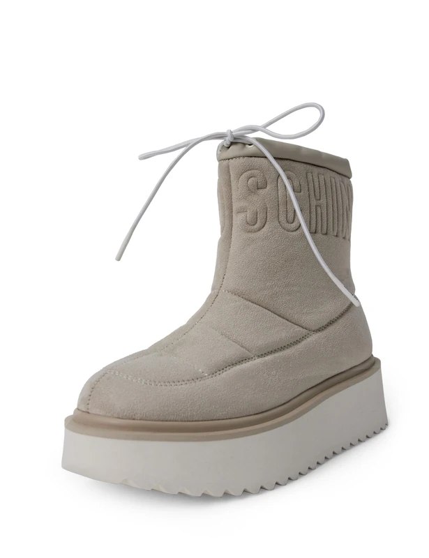 Love Moschino Ankle Boots Women Gray 4 UK