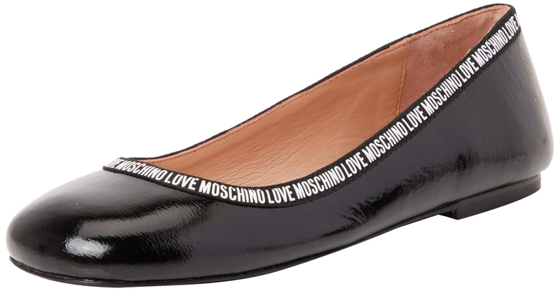 Love Moschino Ballet Flats Women Black 6 UK