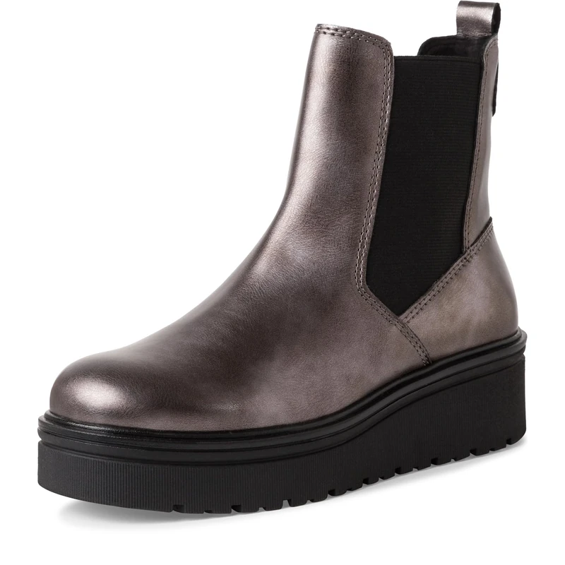 MARCO TOZZI Women's 2-25807-43 Chelsea Boot, Gun Metal, 6.5 UK