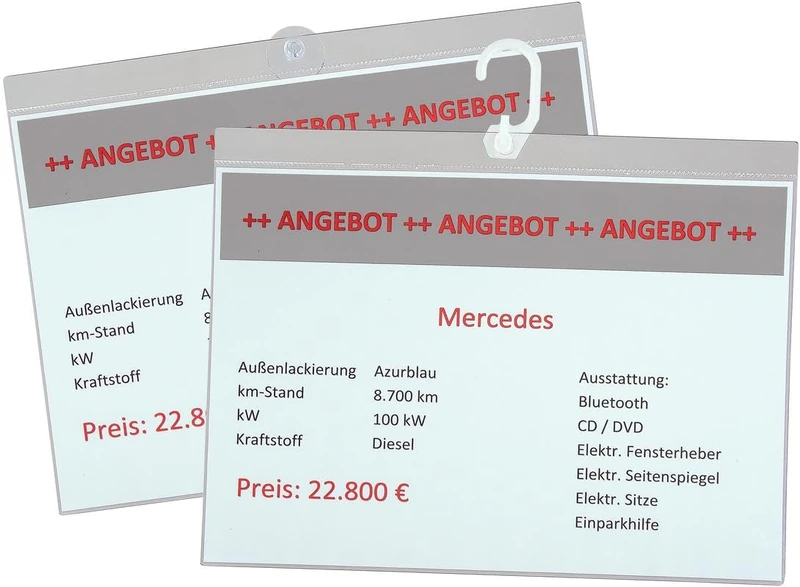 EICHNER PREISBLATT-Halter A3 WANT
