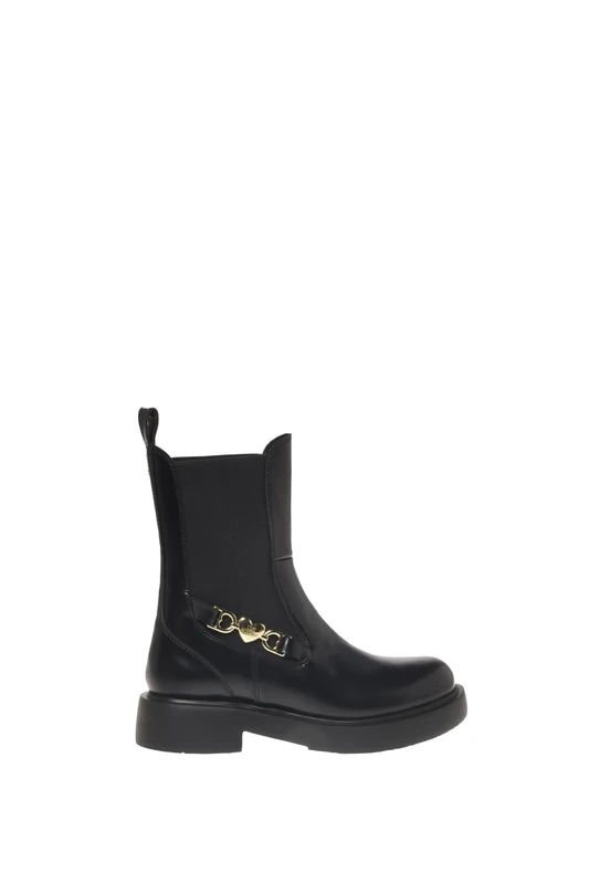 Love Moschino Ankle Boots Women Black 6.5 UK - Image 1