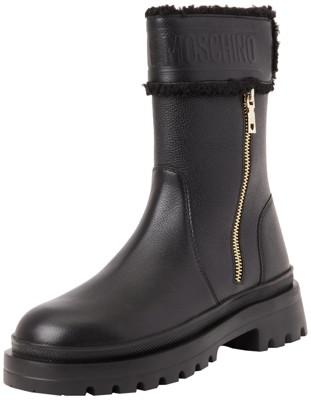 Love Moschino Ankle Boots Women Black 6.5 UK