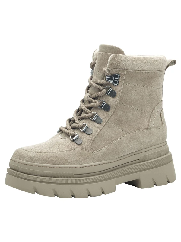 MARCO TOZZI Women's Laced Bootie 2-26226-43 Fashion Boot, Desert, 4 UK