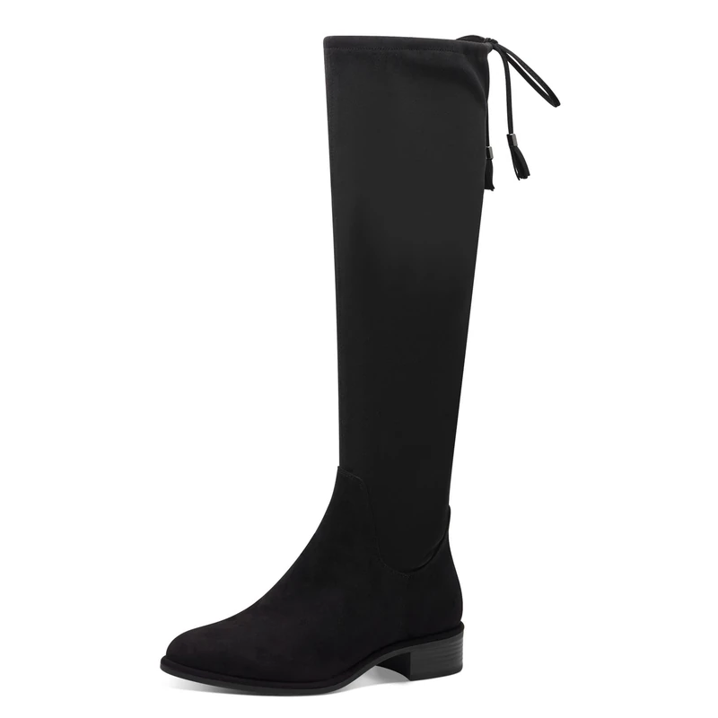 MARCO TOZZI Women's Long Boot 2-25506-43 Overknee Boots, Black, 41 EU, black, 8.5 UK